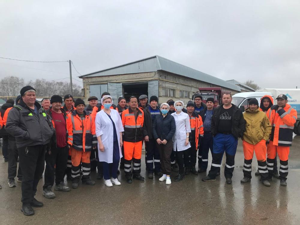 Мобильная бригада провела диспансеризацию на предприятии "Гелиос".